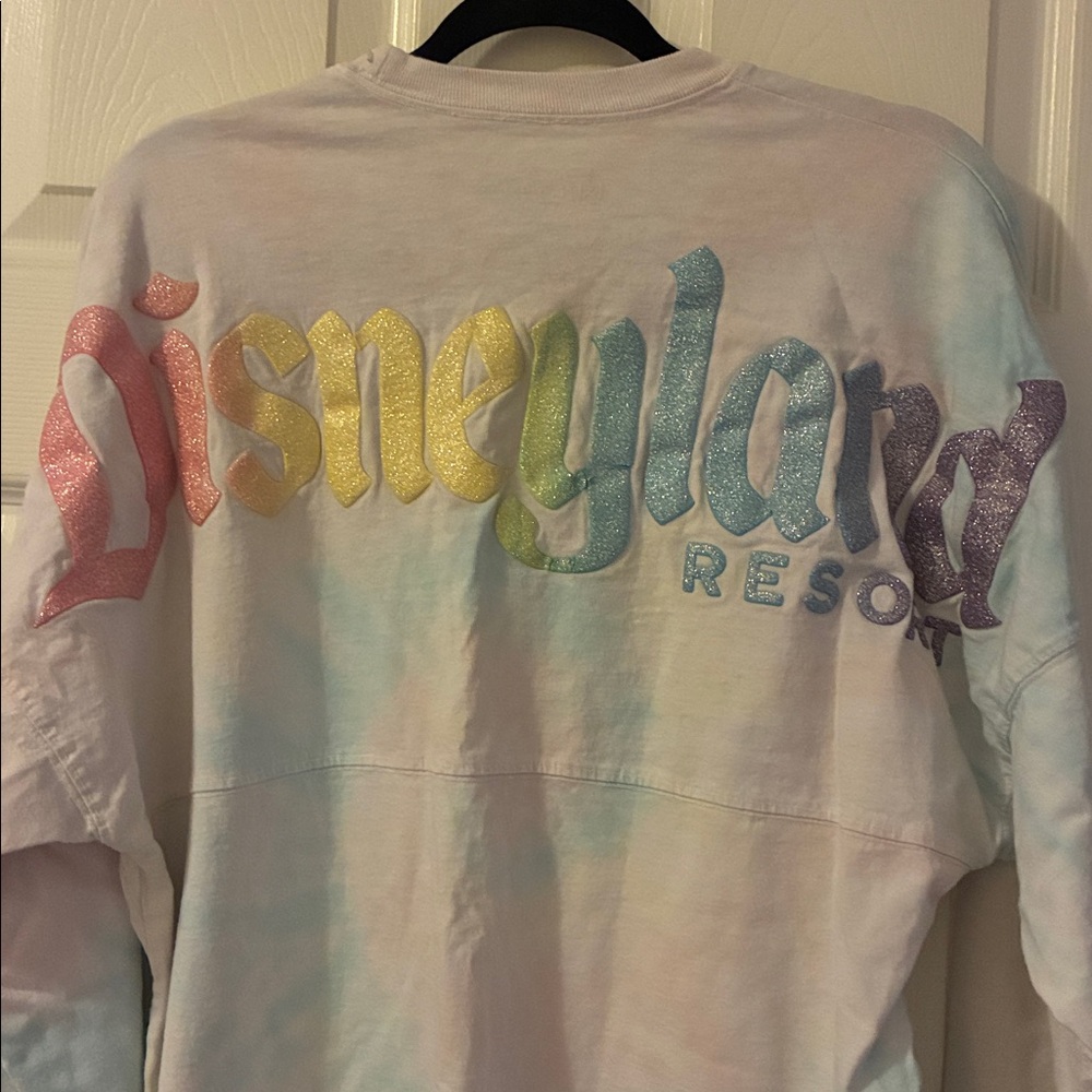 Disneyland Resort Parks Spirit Jersey, pastel Tie Dye long sleeves, Small